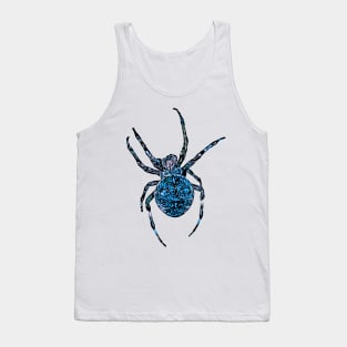 Blue Spider Fierce Orb-Weaver Tank Top
